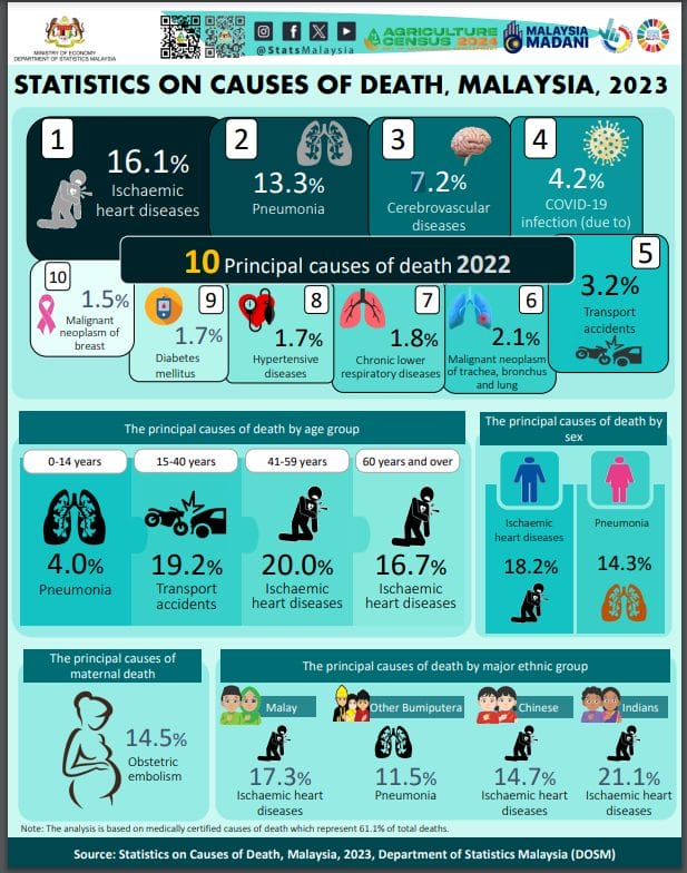 Malaysian Death Statistics 2023
